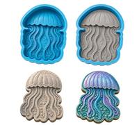Stampo generico per pietra miliare in silicone fai-da-te Tema oceano | Creatore di piastrelle per percorsi da giardino in cemento fai-da-te per stampi flessibili per patio esterno Facile