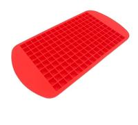 Stampo Ghiaccio 4/6/8/15/160 Grid Big Ice Tray Mold Giant Jumbo Large Silicone Cube Square DIY Maker(160Grid-Red,2PCS)