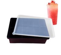 Stampo Ghiaccio a Forma di Cubetti - Stampini A Compartimentati Per Ghiaccio - Contenitore per l'Utilizzo nel Congelatore,per Cocktail Caffè Succo Vino Bar e Feste Casa Vacanza Matrimonio