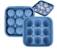 Stampo Ghiaccio Calcio 9 Scomparti Silicone Calcio per Cioccolato