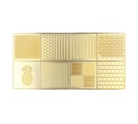 Stampo Ghiaccio in Rame, Ice Cube Tray Multipurpose, Facile da Pulire - Design Elegante, Materiale Durevole, Perfetto per Bar e Feste (D04)