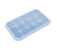 Stampo Ghiaccio in Silicone 15 Scomparti con Coperchio, Verde, Riutilizzabile e Resistente al Calore - Facile da Usare, Adatto per Dolci, Cioccolato e Ghiaccio (Blu ombra)