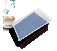 Stampo Ghiaccio in Silicone - Stampo Per Lastre Di Ghiaccio A Sformo Facile | Vassoio per Congelatore da Cucina - Per Whisky, Cocktail, Succo, Bar Vino, Feste, Casa, Vacanze, Matrimonio