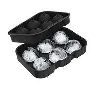 Stampo Ghiaccio Stampi for cubetti di ghiaccio grandi - Vassoi a sfera e in silicone, facili da staccare, perfetti for whisky cocktail