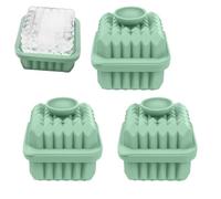 Stampo Grande per Ghiaccio 3 Pezzi a Forma di Rombo in Silicone Portatile e