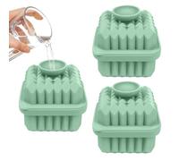 Stampo Grande per Ghiaccio | 3 Pezzi Riutilizzabile in Silicone Romboide Portatile - Stampo Per Ghiaccio Romboidale - per Bevande in Casa Cucina e Sala da Pranzo