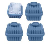 Stampo Grande per Ghiaccio | 3 Pezzi Riutilizzabile in Silicone Romboide Portatile | Vassoio Per Ghiaccio Romboidale,Whiskey Cocktail Bevande Frigorifero Casa Pranzo Interno Famiglia
