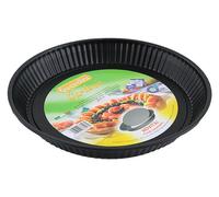 Guardini, Stampo crostata con fondo smontabile Ø 28 cm, Acciaio con rivestimento antiaderente, Nero, Made in Italy, Linea Gardenia