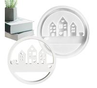Stampo House - Stampi In Silicone | Stampi In Cemento | Stampo In Silicone Domestico Per Resina Epossidica | I Siliconi Ospitano Stampi | Siliconi Ronno Ring Heart Case Stampo Per L'ornamento In Gesso