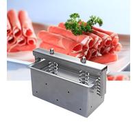 Stampo in acciaio inox a doppia molla a compressione per prosciutto e carne, facile da usare per preparare hamburger, panini e pranzo
