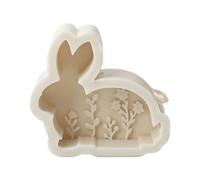 Stampo in cera a forma coniglio unico Stampo in silicone 3D Stampi per torta/sapone Stampi per candele Stampi per ornamenti Regali per appassionati del fai da te Stampo regalo creativo
