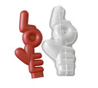 Stampo in cera per lettere d ' amore in silicone, forma, A