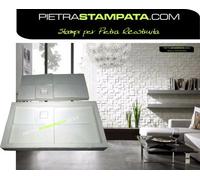 STAMPO in GOMMA per FINTA PIETRA RICOSTRUITA RIVESTIMENTO GESSO CEMENTO