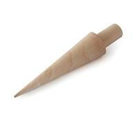 Stampo in legno per gelato a forma di cono per uova, rotolo di omelette, rotolo di pasticceria, strumenti per decorare la cottura, stampi in silicone per resina grande