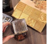 Stampo in ottone per ghiaccio - Timbro di branding per cubetti di ghiaccio, Vassoio in ottone con logo personalizzato, Francobolli per cocktail, Regali personalizzati per lui