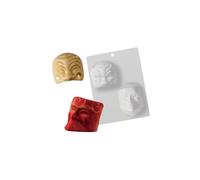 Stampo in plastica per maschera in cioccolato - carnevale veneziana Larva o Volt