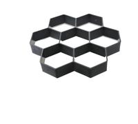 Stampo in plastica per pavimentazione del giardino, fai da te Paving Cement Brick Concrete Path Mold For Garden Multicolor(D)