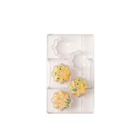 Stampo in policarbonato 5 cioccolatini Fiori Piccoli Ø 5 x h 2 cm Decora