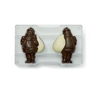 Stampo in policarbonato BABBO NATALE per cioccolato - 69 x 105 mm
