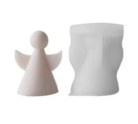 Stampo in resina a forma di angelo, antiaderente, a rilascio facile | Stampi 3D a forma di angelo per resina epossidica fai da te per cioccolato, cemento, argilla, sapone, dessert, muffin