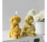 Stampo in resina a forma di cane, stampo in silicone a forma di animale per realizzare candele e decorazioni per la casa