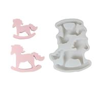 Stampo in resina a forma di cavallo, strumento da pasticceria a forma di | Svuotatore di resina a forma di cavallo per torte al cioccolato, biscotti, gesso, cemento, resina e arti