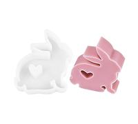 Stampo in resina a forma di coniglio - decorazione per torte, stampo in ghisa | stampo in silicone per candele pasquali, antiaderente, per Pasqua, Natale, San, festa della mamma e compleanno