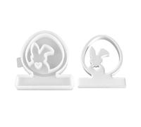 Stampo in resina a forma di cuore per candelabro, stampo in silicone pasquale per decorazione della tavola domestica