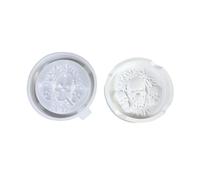 Stampo in resina a forma di teschio ad alta precisione per posacenere unico, riutilizzabile, flessibile, stampo in silicone per Halloween