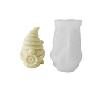 Stampo in resina a forma di vecchio, stampo in silicone per candele, gnomo, stampo in resina epossidica, decorazioni per la casa, stampo per gnomo in silicone per resina/cemento