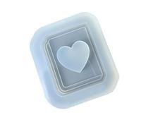 Stampo In Resina A Forma Libro Creativo Con Design A Cuore Strumento Artigianale In Silicone Multiuso Per Portachiavi Regalo Fatto A Mano Stampo Per Ciondolo In Silicone