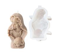 Stampo in resina a tema preghiera in silicone ornamento religioso decorativo stampi adatti per creare ornamenti decorativi sacra famiglia