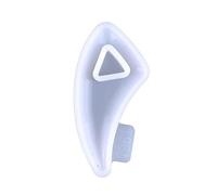 Stampo in resina con ciondolo in silicone con foro appeso Stampo per fusione di gioielli Stampo per collana con dente di lupo Stampo