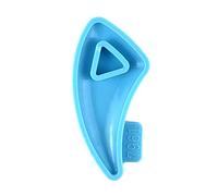 Stampo in resina con ciondolo in silicone con foro per appendere gioielli colata collana con dente di lupo per collana stampi per resina epossidica