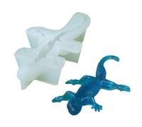 Stampo in resina di lucertola, per animali in silicone, forme realistiche di lucertola | in resina siliconica a forma di lucertola, sicuri e morbidi, per la decorazione della casa, della