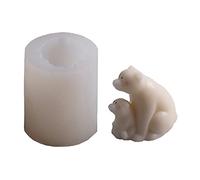 Stampo in resina epossidica a forma di orso, per sapone, ornamenti in silicone