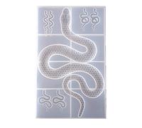 Stampo in resina epossidica a forma di serpente grande silicone per appendere alla parete resina epossidica a forma di serpente piccolo per kit di produzione di silicone Cha