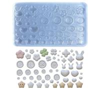 Stampo in resina epossidica Accessori per bottoni Stampi in silicone per ornamenti versatili per colata di gioielli per lezioni d'arte