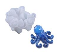 Stampo in resina epossidica per sapone da colata a forma di animale marino per ornamento da appendere alla parete Stampo in resina decorativa