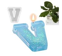 Stampo in resina per alfabeto, in silicone per alfabeto, portachiavi in resina epossidica, stampi riutilizzabili in silicone per pastelli, lavori di artigianato in resina epossidica