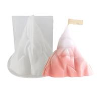 Stampo in resina per candele fai da te in silicone al cioccolato con forma di iceberg, stampo per decorazione della casa, per fai da te facili da rilasciare per candele profumate,