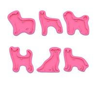 Stampo in resina per ciondolo in silicone fatto a mano lucido dolce pupa animale per catene chiave decorazione in ghisa resina MO gioielli ciondolo stampo in silicone