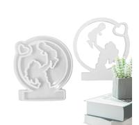 Stampo in resina per neonato abbracciato dal genitore - Base artistica per fusione di candela con di bambino che solleva la madre | Stampo in argilla per candeliere per bambino e mamma in resin