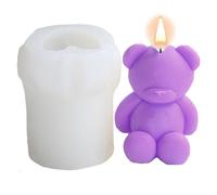 Stampo In Resina Per Orso - Blocco Flessibile, Modellatore Per Statua In Silicone, Forma Dettagliata Del Modello 'orsacchiotto, Interno Riutilizzabile A Rilascio Liscio Per Creare Profumat