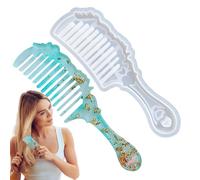 Stampo in resina per pettine per capelli - Stampo in resina per spazzole per capelli | per pettine per capelli in resina silicone | Stampo in resina per pettine per orecchie | in