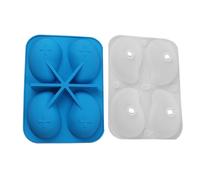 Stampo in schiuma 3D Chocolate Mould, 4-Cavity Mango Shape Silicone Cake Mold, Easy Demoulding Baking Tray for Jelly Budding Dessert, Home Kitchen, Cooking Class, Wedding Events