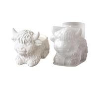 Stampo in silicone - 1 stampo in silicone a forma di, 9,9 cm, grande forma decorativa per vasi, riutilizzabili, per lavori fai da te, per compleanni, vacanze, feste, ufficio, scrivania, camera