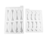 Stampo in Silicone 2 Pezzi per Pezzi degli Scacchi Fai | Bianco, Superficie Liscia e Sformatura Facile, Non Si Deforma, per Colata Creativa e Lavori Manuali