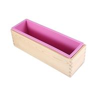 Stampo in Silicone 29 * 9 * 9 Rettangolo Stampo in Silicone per Sapone Scatola di Legno Strumento per Fare Fai da Te Cuocere Torta Pane Tostato Stampo