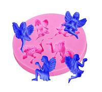 Stampo in Silicone 3D a Forma di Angelo per Torte, Saponi, Cioccolatini, Candele e Gelatine - Attrezzi per Decorazione Dolci